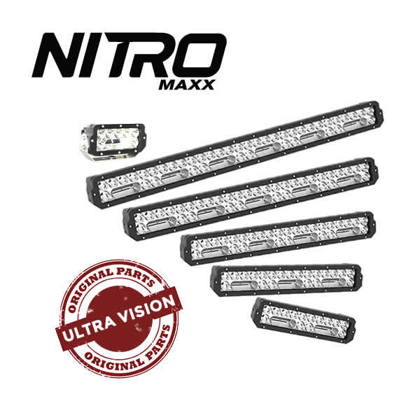 Nitro MAXX Light Bar Base Mount Brackets (pair)