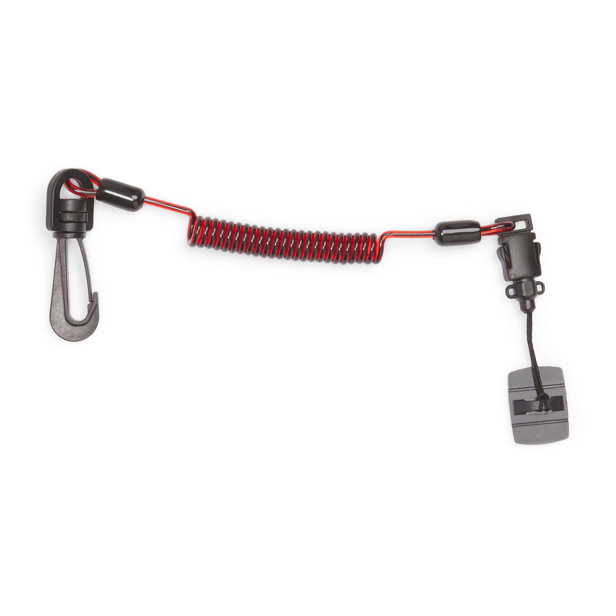 Coil E-Tether With Poly Clip & E-Catch (Non-Conductive)