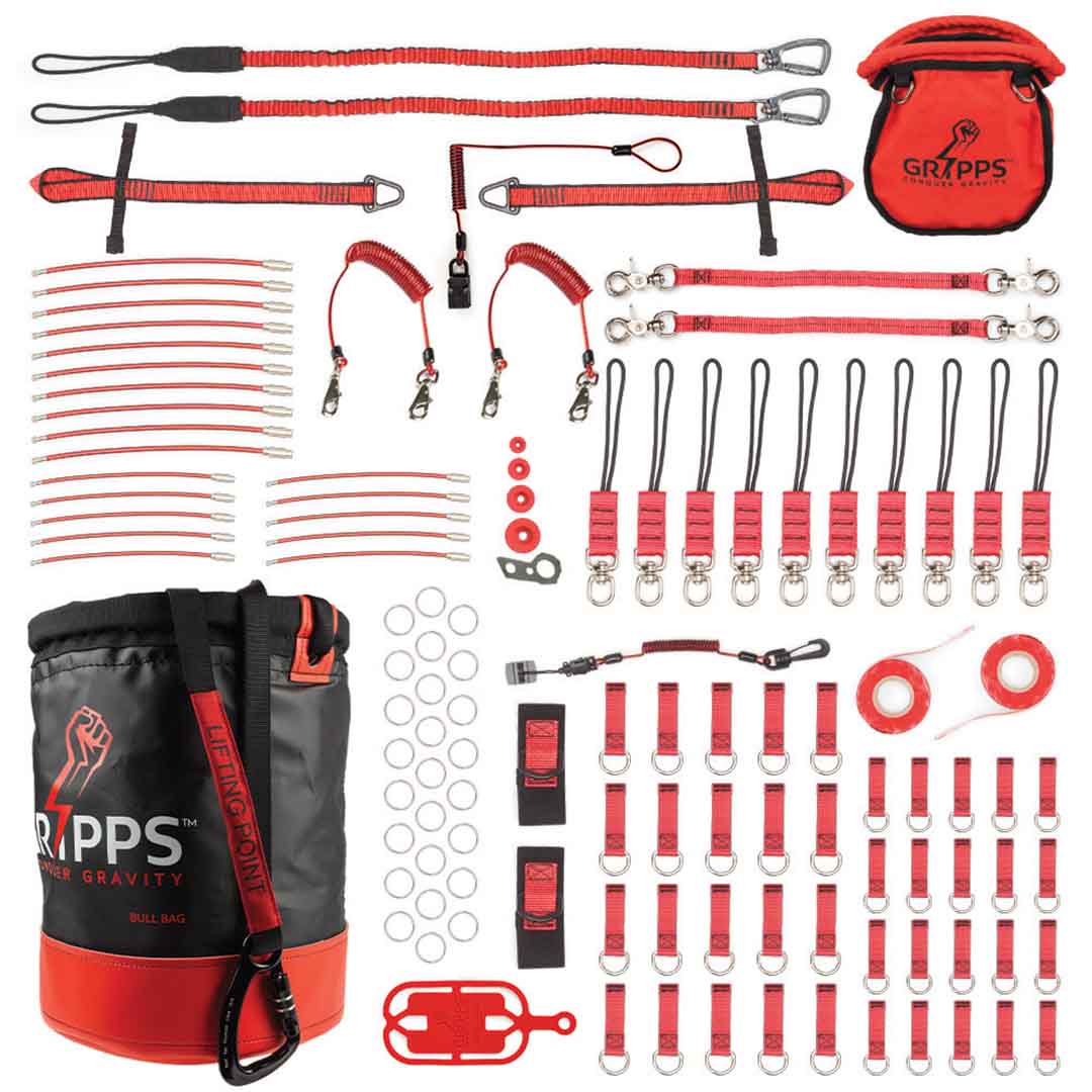 60 Tool Tether Kit With Bull Bag And Bolt-Safe Pouch