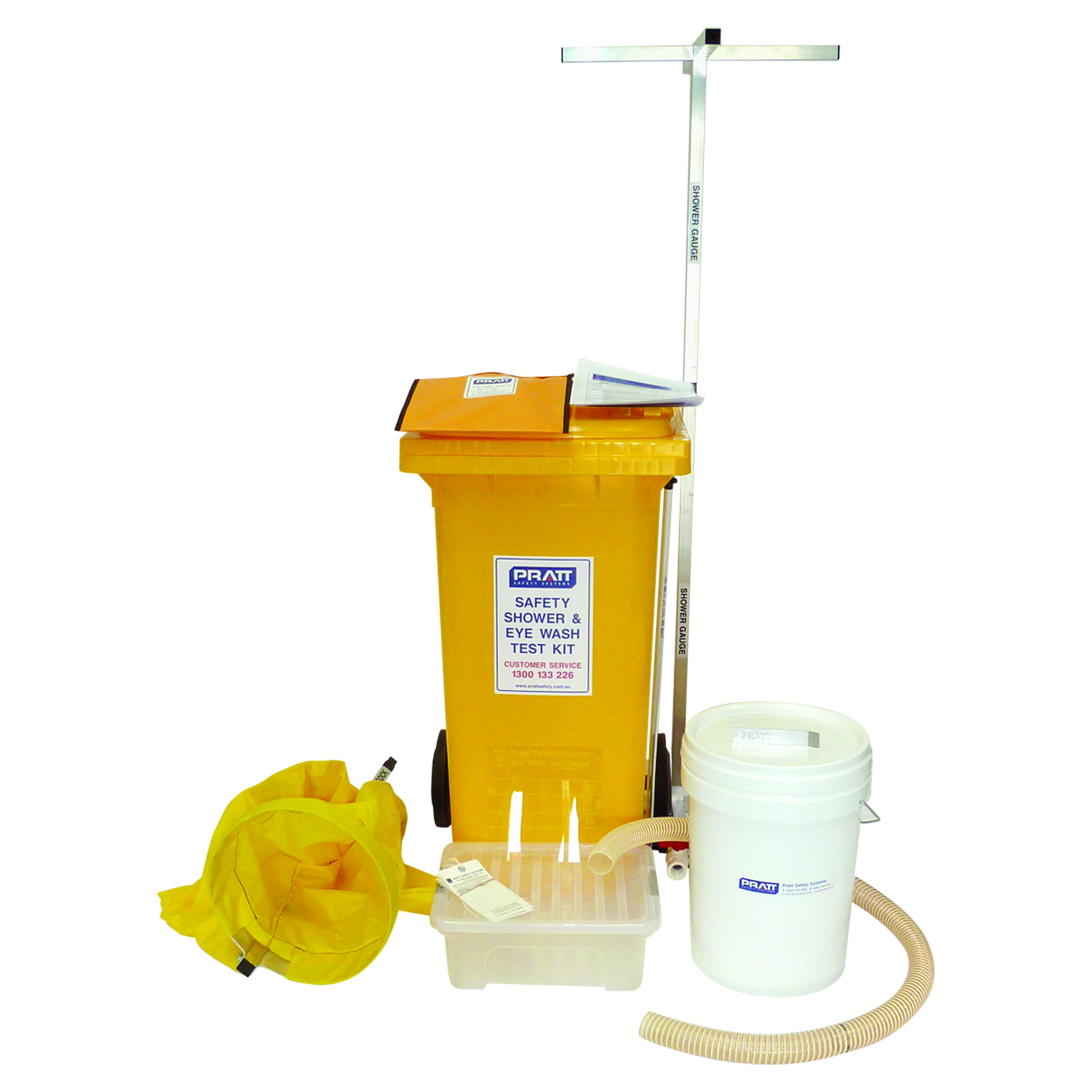 Pratt Shower Test Kit With Bin