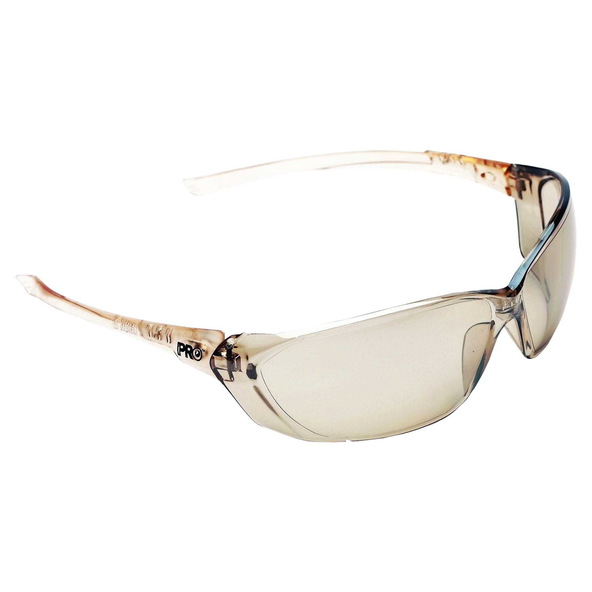 Pro Choice Safety Gear Richter Safety Glasses Light Brown Mirror Lens