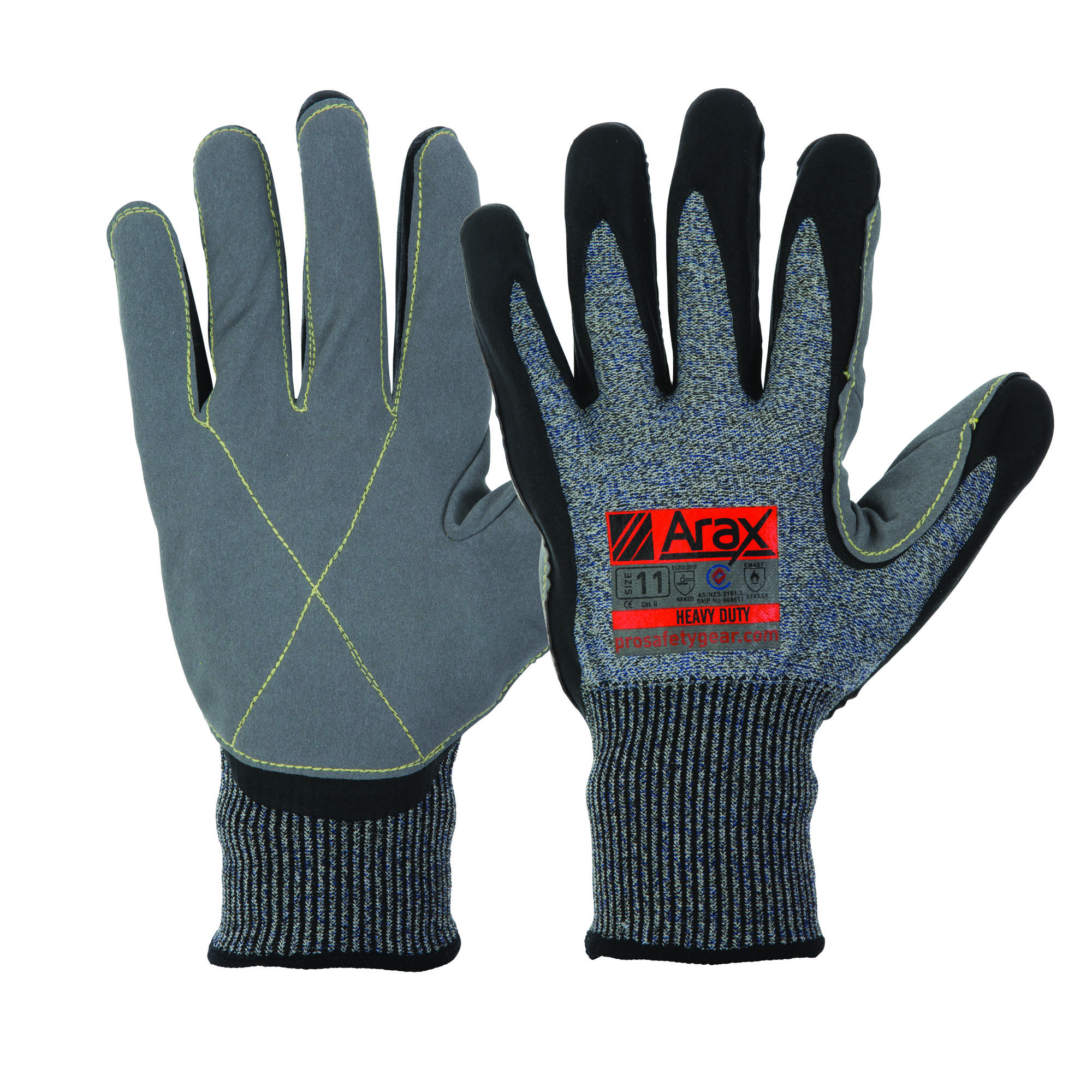 Pro Choice Safety Gear Arax® Ultra-Thin Foam Nitrile And Synthetic Leather Palm