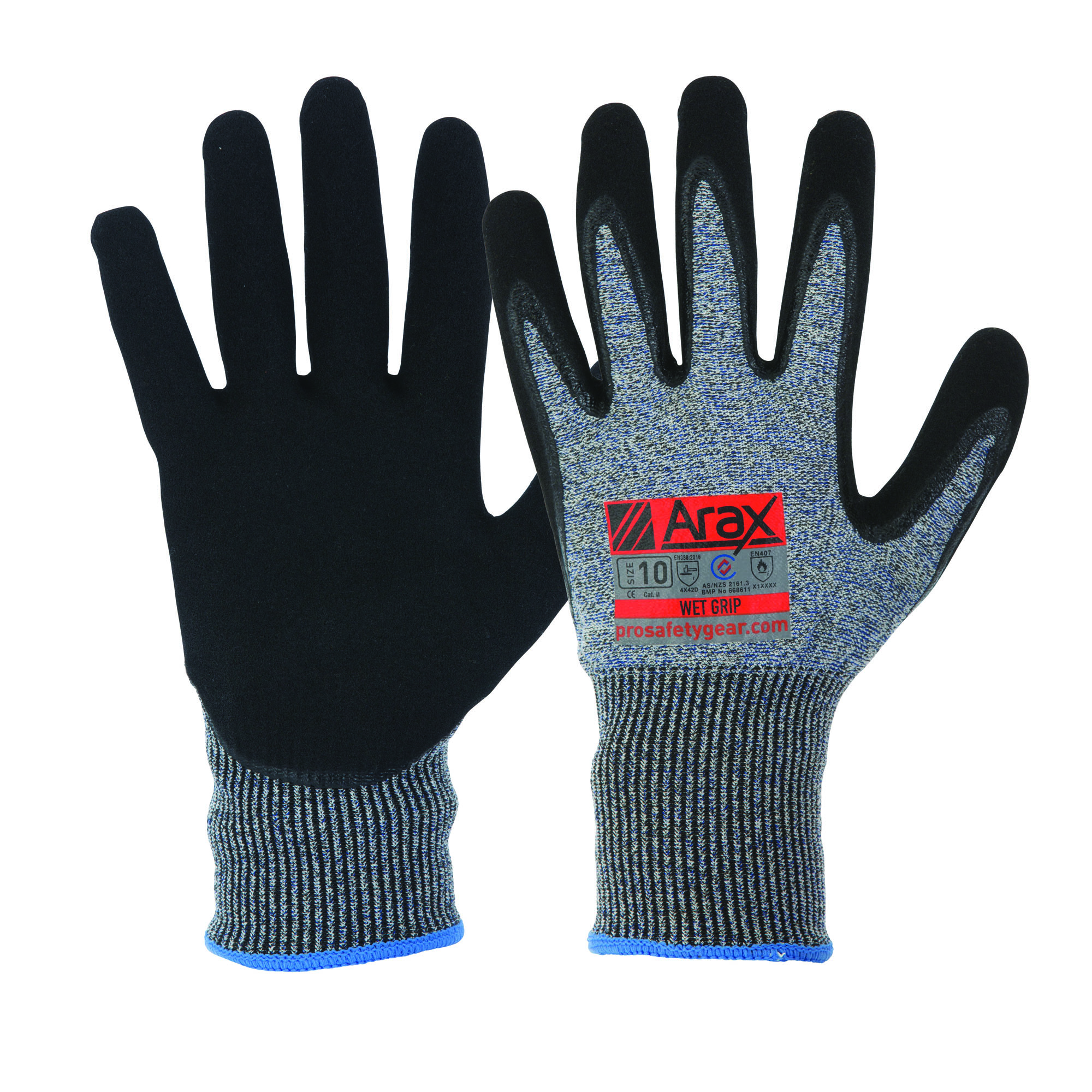 Pro Choice Safety Gear Arax® Nitrile Sand Dip On 13G Liner