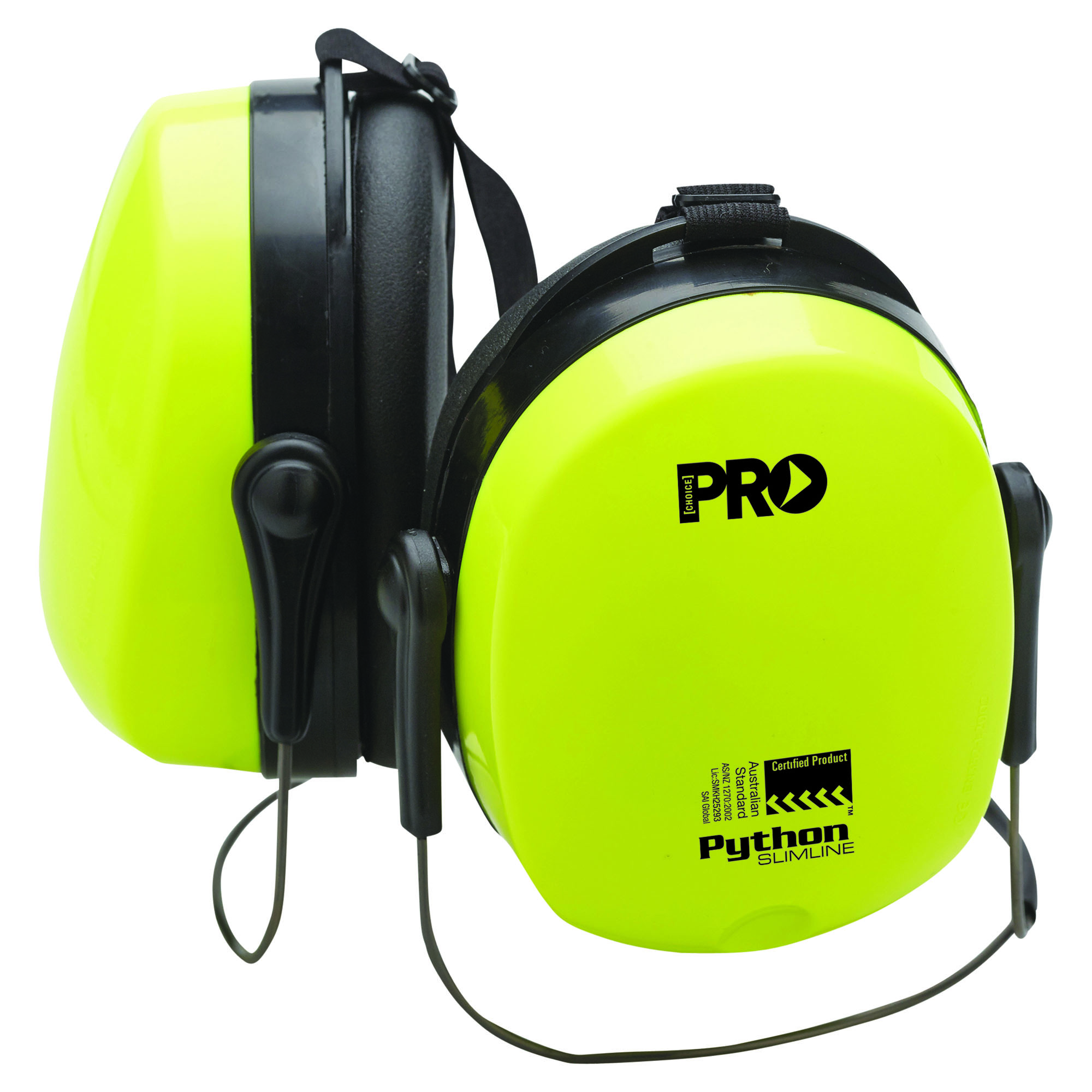 Pro Choice Safety Gear Python® Slimline Neckband Earmuffs Class 4, -23db