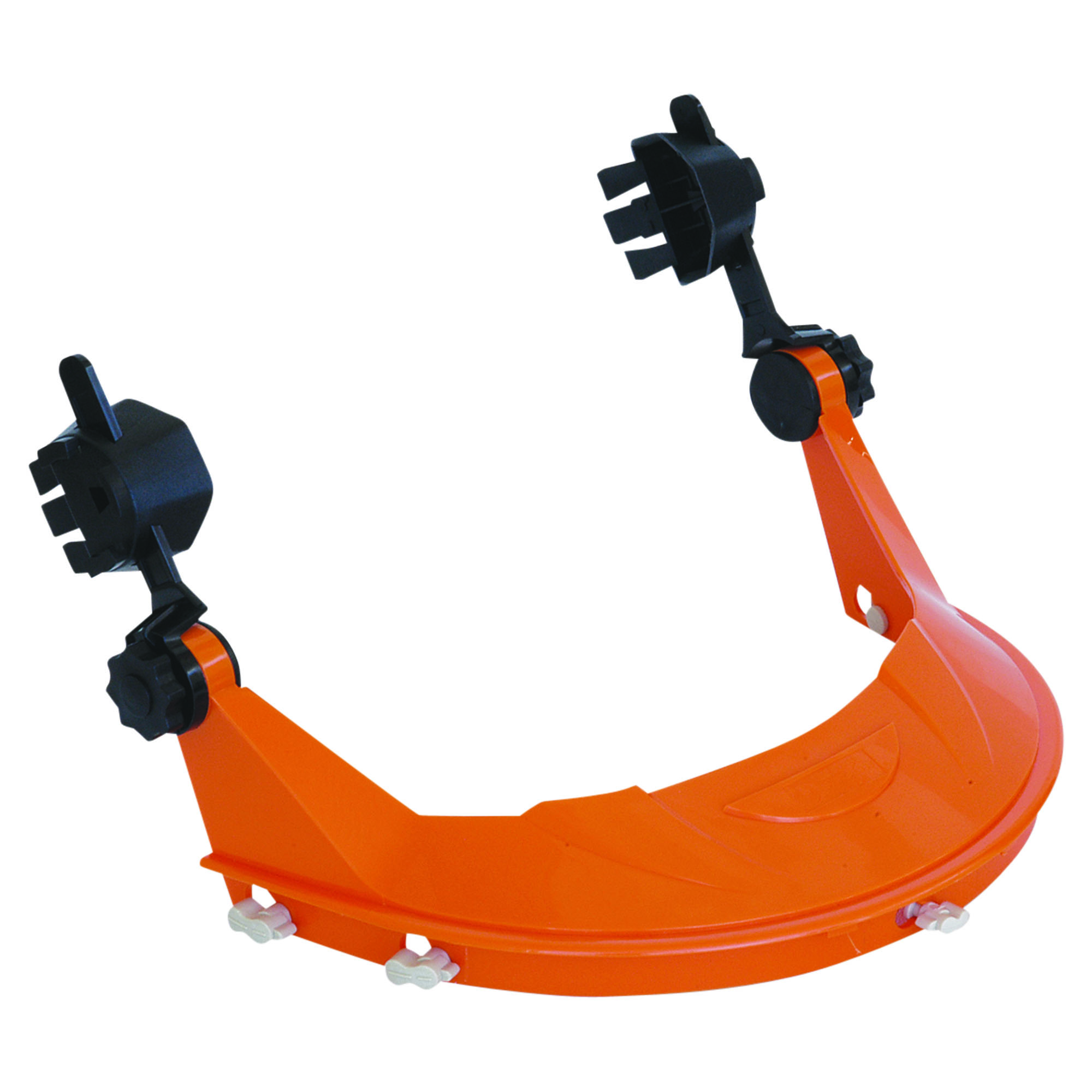 Pro Choice Safety Gear Hard Hat With Browguard Attachment Orange