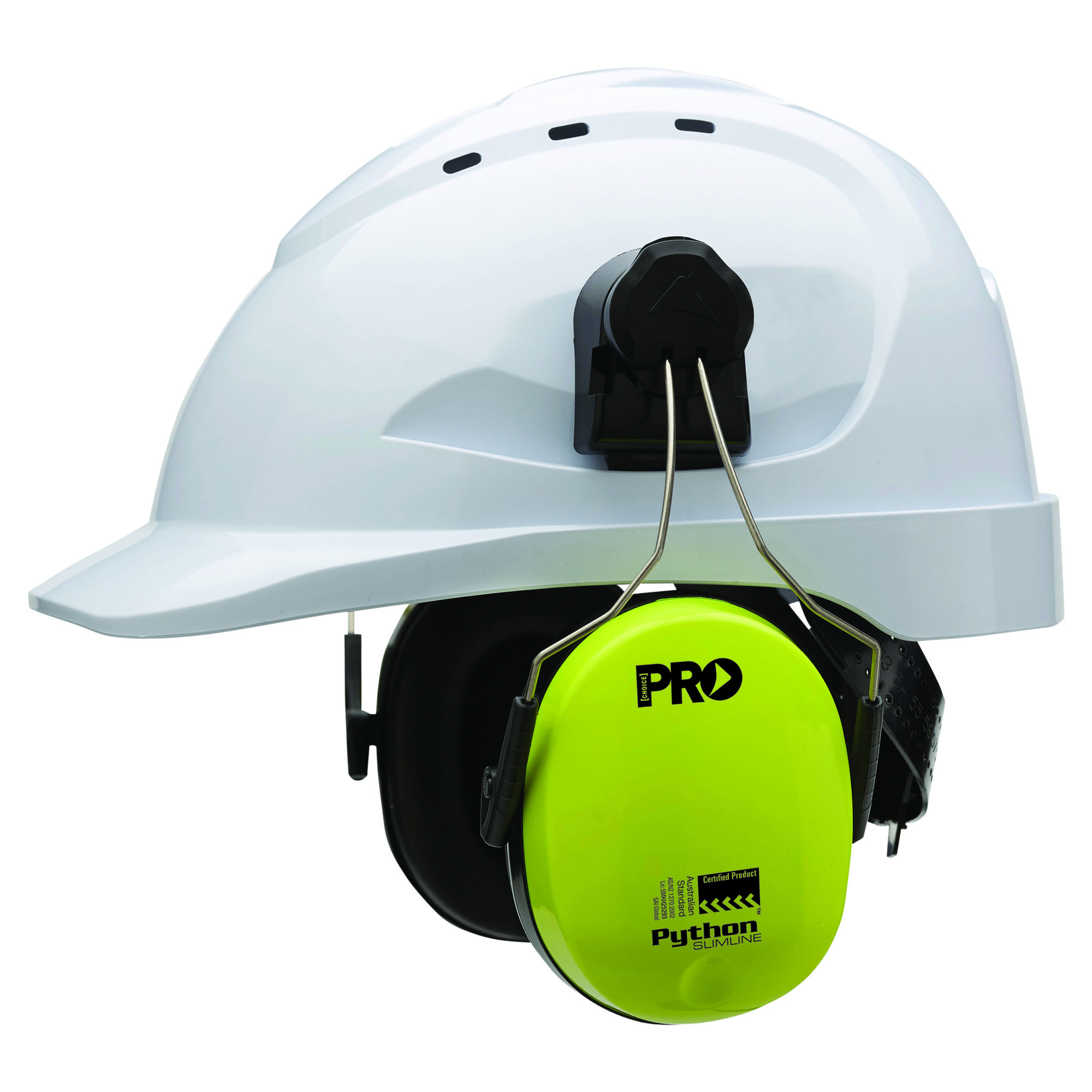 Pro Choice Safety Gear Python® Slimline Hard Hat Earmuffs Class 5, -31db