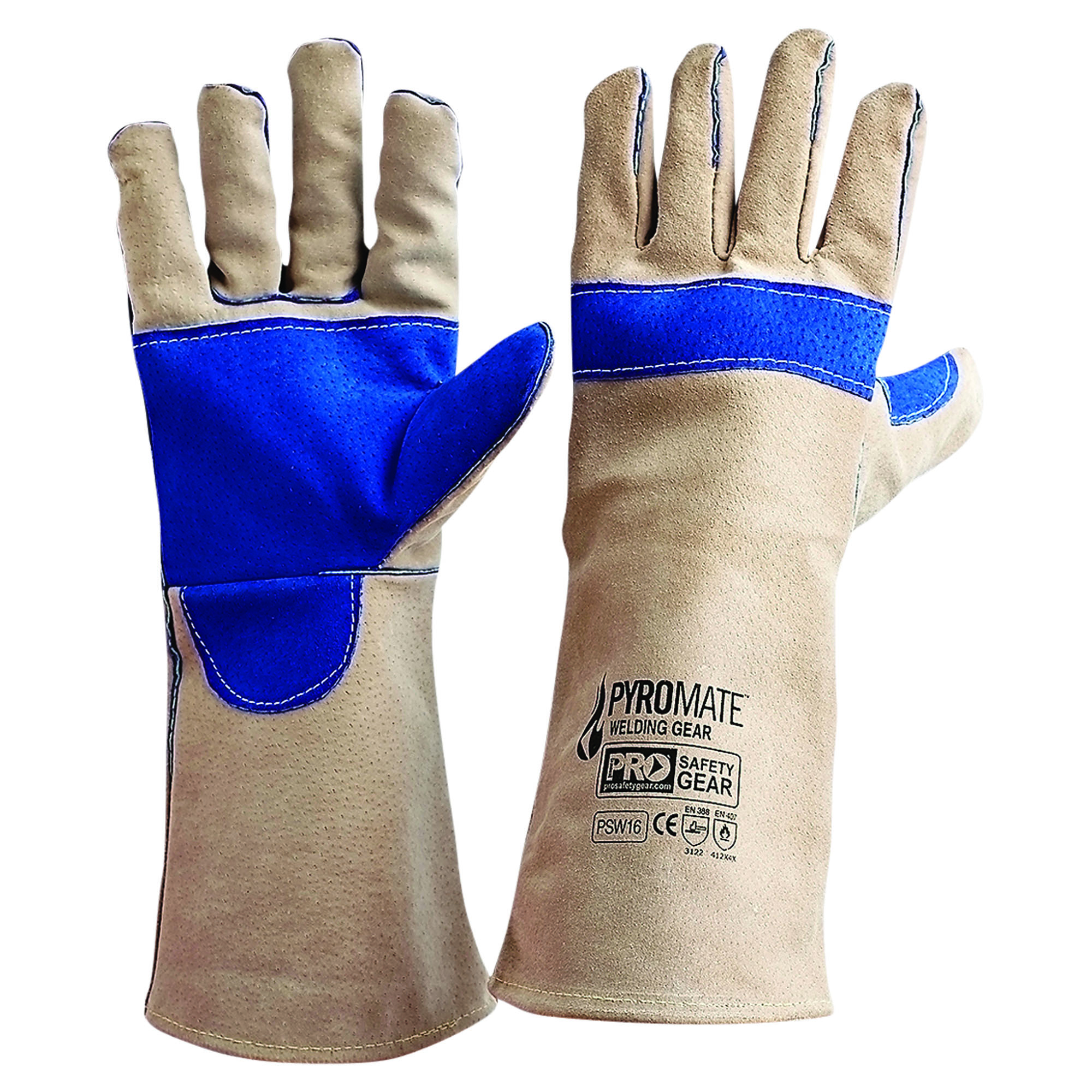Pro Choice Safety Gear Pyromate Pigsplit Welders Gloves Large