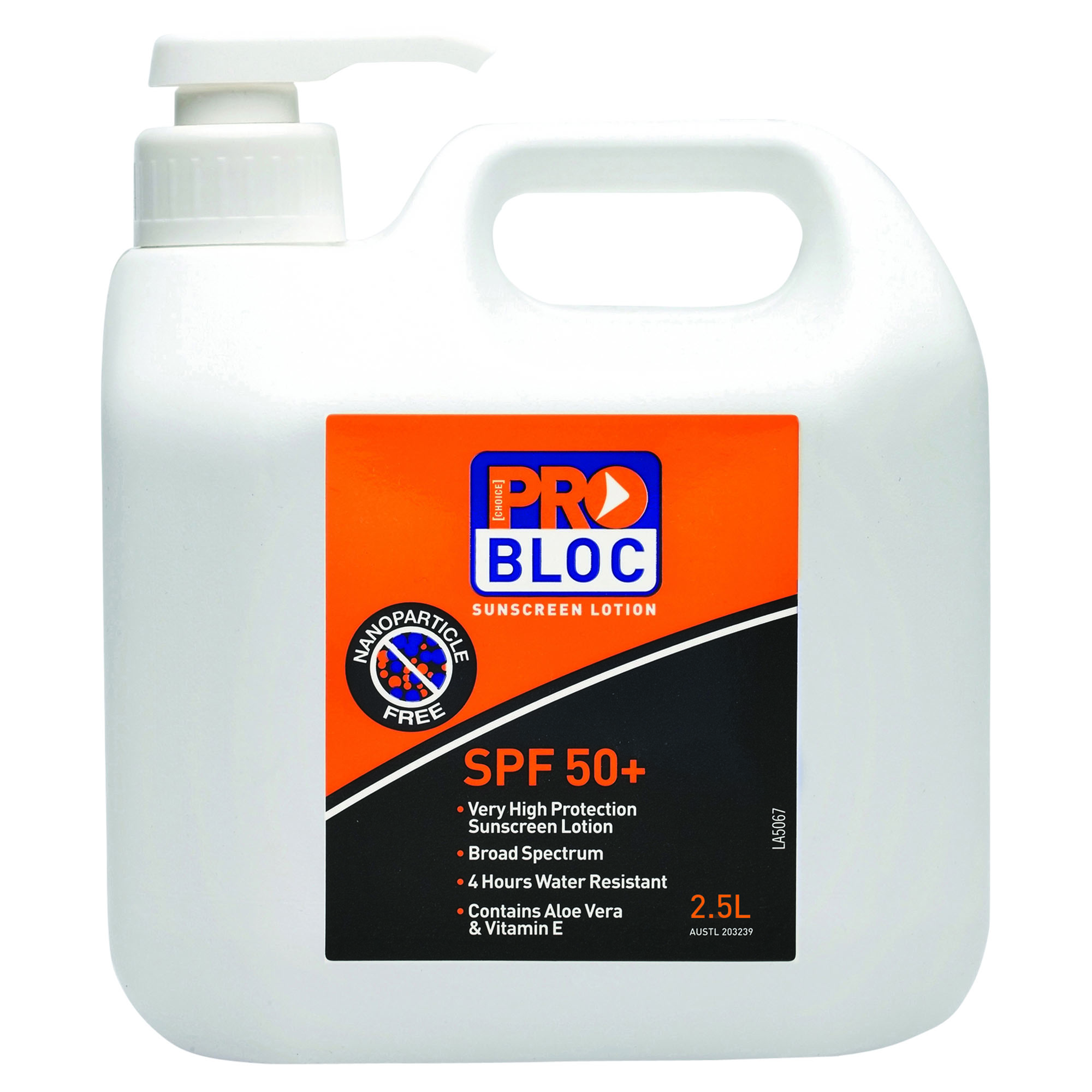 Pro Choice Safety Gear Probloc 50+ Sunscreen 2.5 Litre