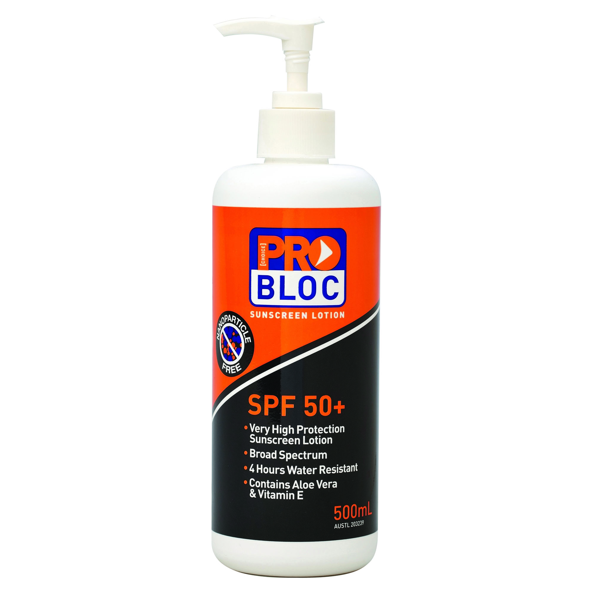 Pro Choice Safety Gear Probloc 50+ Sunscreen 500mL