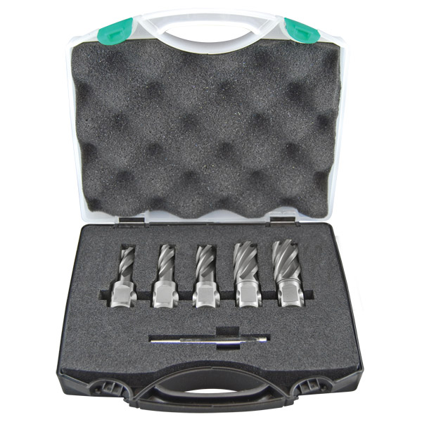 HOLEMAKER SILVER SERIES SET, METRIC SHORT 14, 16, 18, 20,22mm & PIN