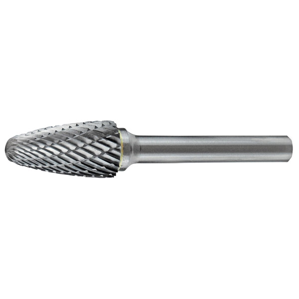 HOLEMAKER CARBIDE BURR, TREE SHAPE RADIUS END, 1/4