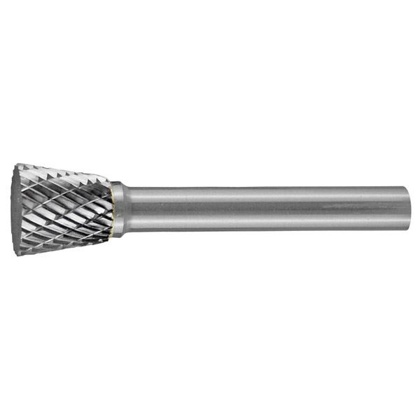 HOLEMAKER CARBIDE BURR, INVERTED CONE SHAPE 1/2