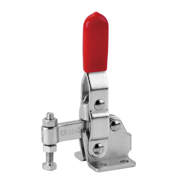 TOGGLE CLAMP, VERTICAL, FLANGED BASE, STRAIGHT HANDLE, 100KG CAP, 34MM REACH