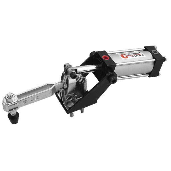 PNEUMATIC TOGGLE CLAMP,  FLANGED BASE, 227KG CAP, 68MM REACH