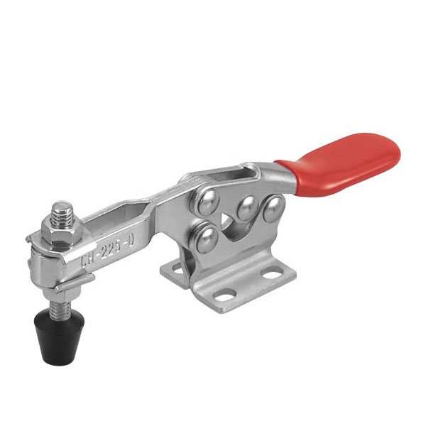 TOGGLE CLAMP, HORIZONTAL, FLANGED BASE, FLAT HANDLE, 227KG CAP, 70MM REACH