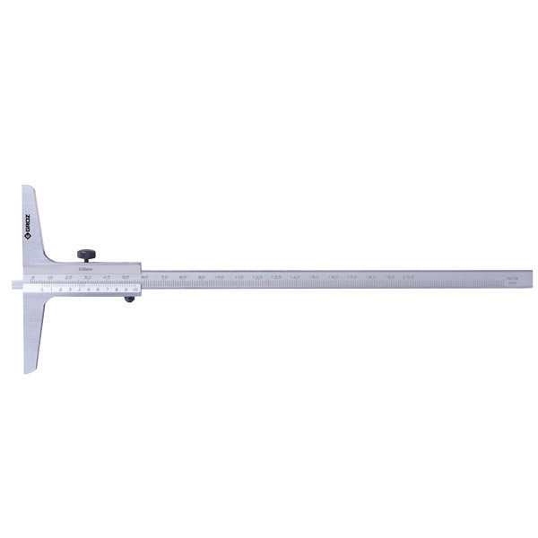 VDG/6 GROZ VERNIER DEPTH GAUGES W/O HOOK RANGE 0-150MM/0.05MM, LENGTH OF BASE 100MM