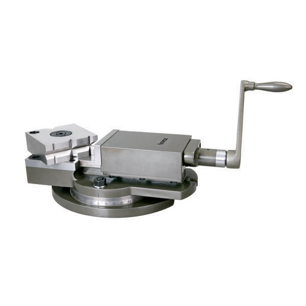 RHV/100 GROZ 100MM ROTARY HEAD SWIVEL MILLING VICE, 4 DIFFERENT JAW FACES