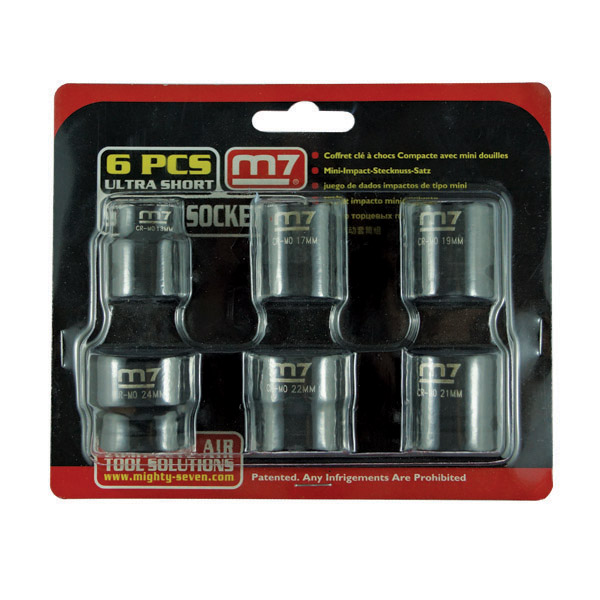 M7 IMPACT STUBBY SOCKET SET, 1/2