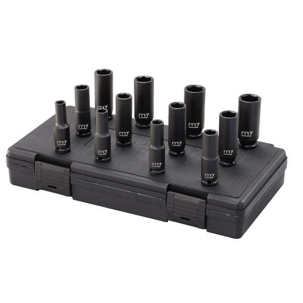 M7 IMPACT DEEP SOCKET SET, 3/8