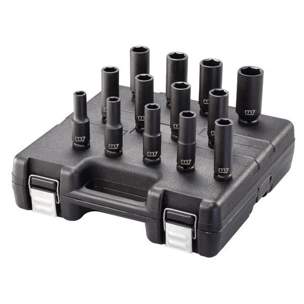 M7 IMPACT DEEP SOCKET SET, 1/2