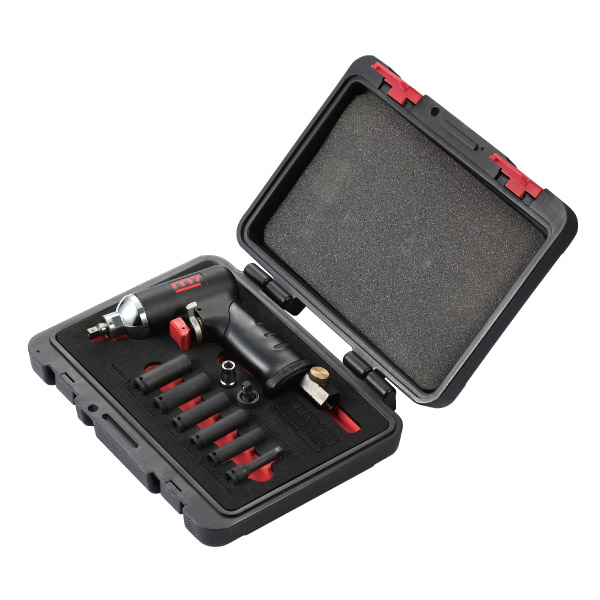 M7 IMPACT WRENCH KIT , PISTOL STYLE, 8 PIECE, 1/4