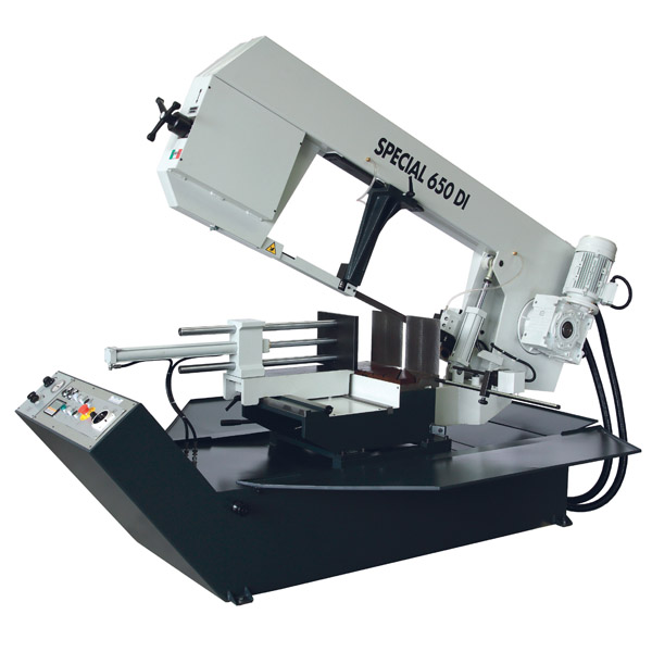 MACC BANDSAW, SEMI AUTO, 460MM CAP,  SWIVEL HEAD, DUAL MITRE, VARIABLE SPEED 415V 3PH
