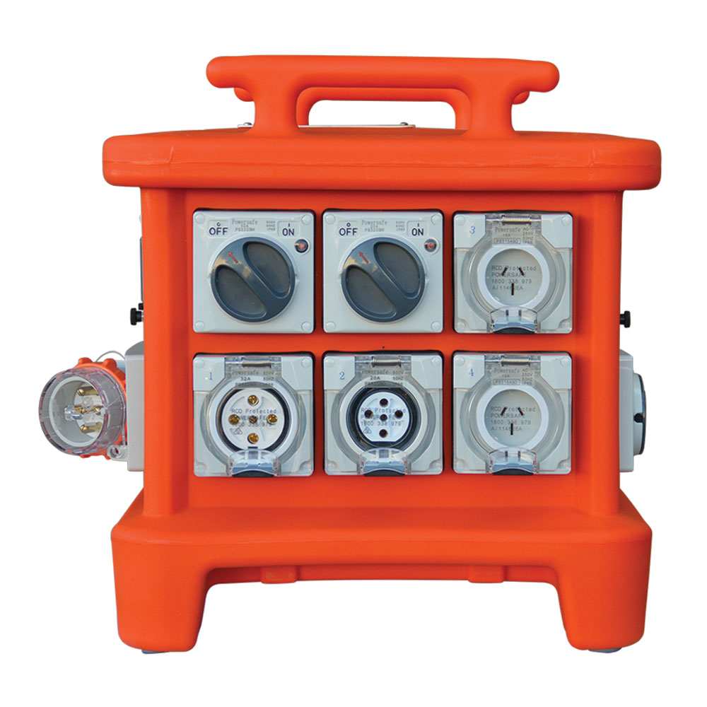 MK01: 32A SINGLE & 3 PHASE OUTLETS
