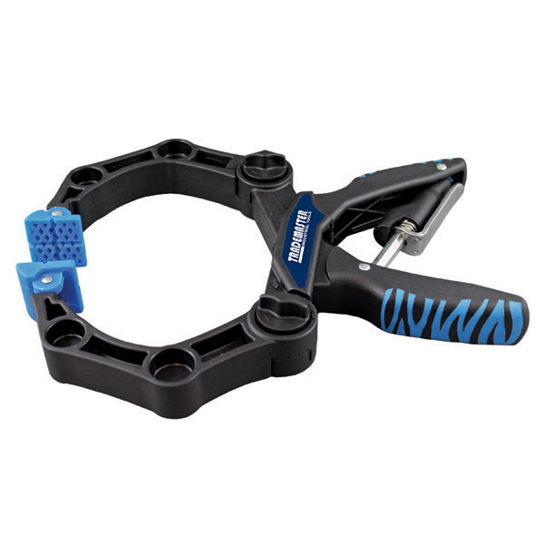 TRADEMASTER MULTI ADJ. CLAMP, PLASTIC WITH RUBBER GRIP HANDLE 250MM X 120MM