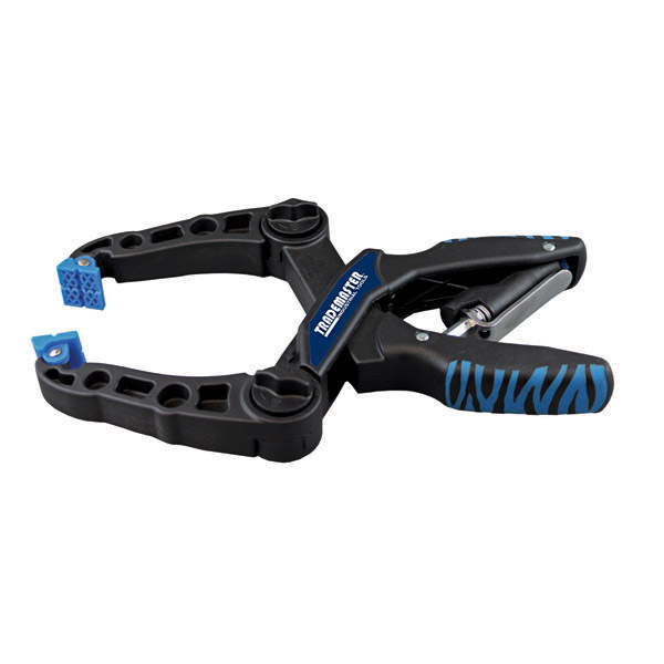 TRADEMASTER MULTI ADJ. CLAMP, PLASTIC WITH RUBBER GRIP HANDLE 250MM X 100MM