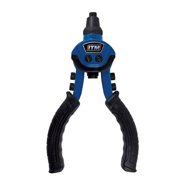 ITM RIVETER, TWIN HANDLE EASY PULL 3.2 TO 6.4MM NOZZLES