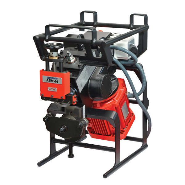 ITM ABM-14 AUTO FEED PORTABLE BEVELLING MACHINE, 415v 2.2KW MOTOR, 22.5 - 45° BEVEL ANGLE,  MAX BEVEL WIDTH 14MM, 6 - 40MM PLATE THICKNESS