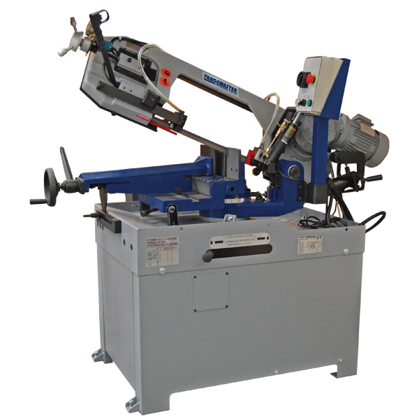 ITM BANDSAW, 250MM CAP, SWIVEL HEAD, DUAL MITRE, 2 SPEED 415V 3PH,  HYD DOWN FEED