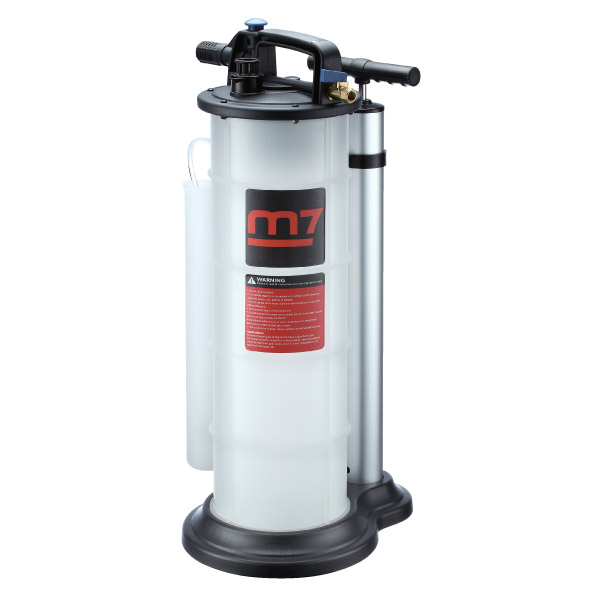 M7 PNEUMATIC & MANUAL FLUID EXTRACTOR, 9L CAPACITY