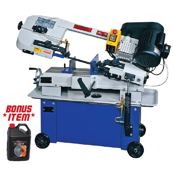 ITM BANDSAW, 180MM CAP, 4 SPEED, 240V 1PH,  HORIZONTAL & VERTICAL CUT