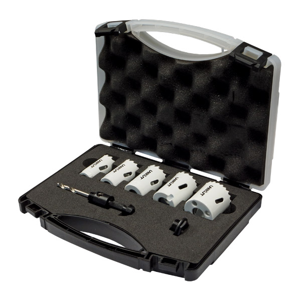 UNIKUT BI-METAL HOLESAW SET, HANDYMAN, 7 PIECE