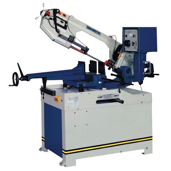 ITM BANDSAW, 270MM CAP, SWIVEL HEAD, DUAL MITRE, 2 SPEED 415V 3PH, HYD DOWN FEED