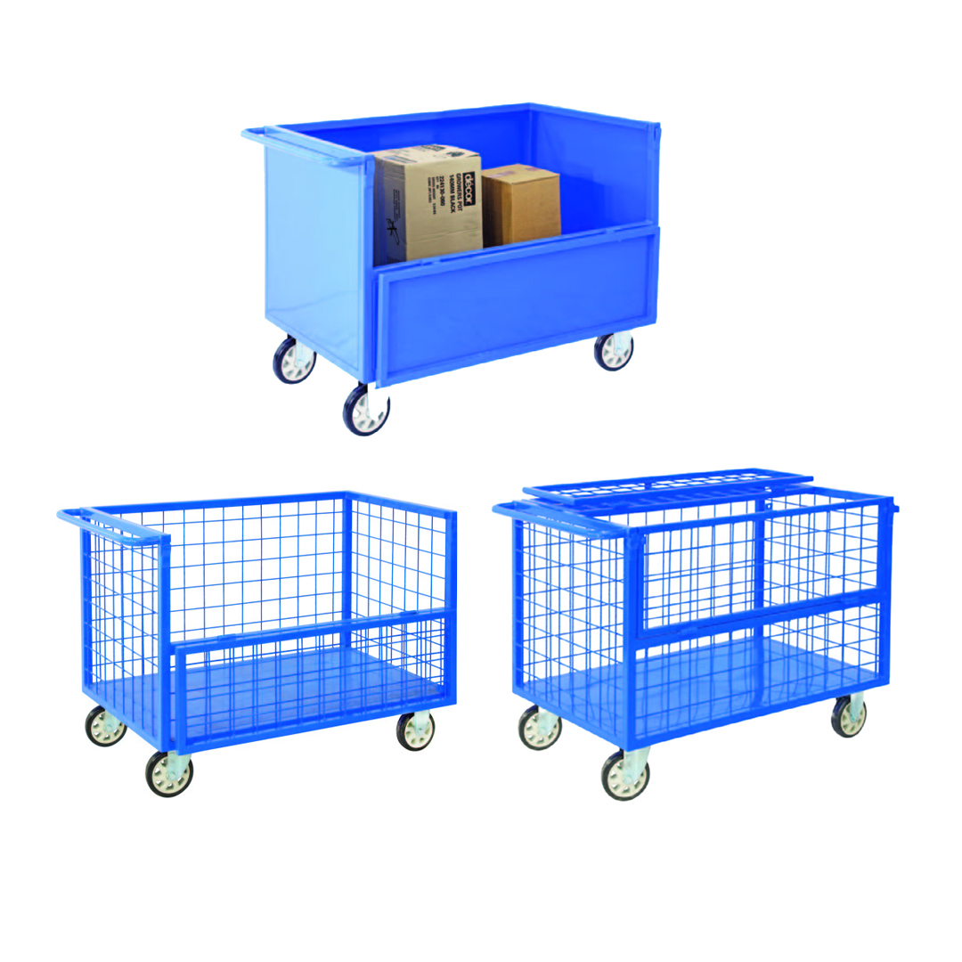 Cage Trolleys (With Fold Down Side)