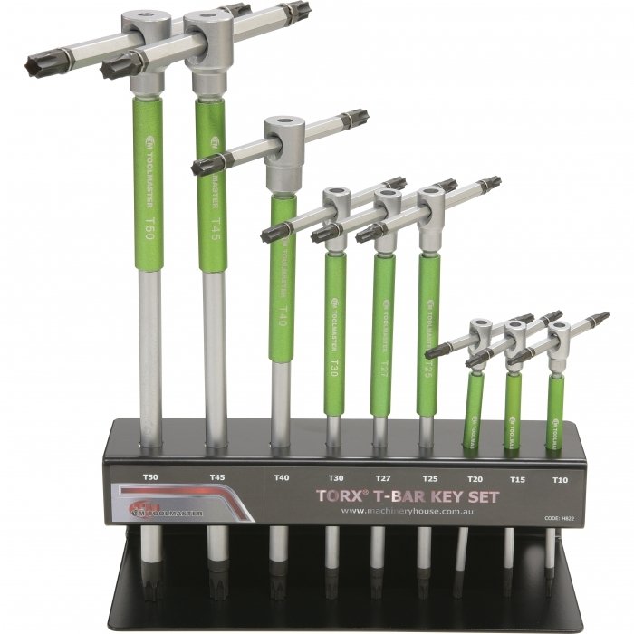Multi Position T-Bar Keys - Hex & Torx