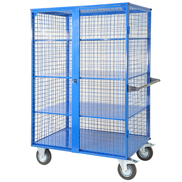 Ergo-Shift Mesh Cage Trolley (With Steel Shelves)
