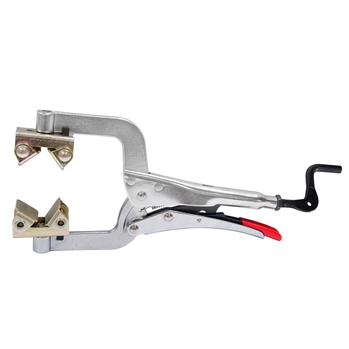 Locking Pipe Pliers with V-Pad