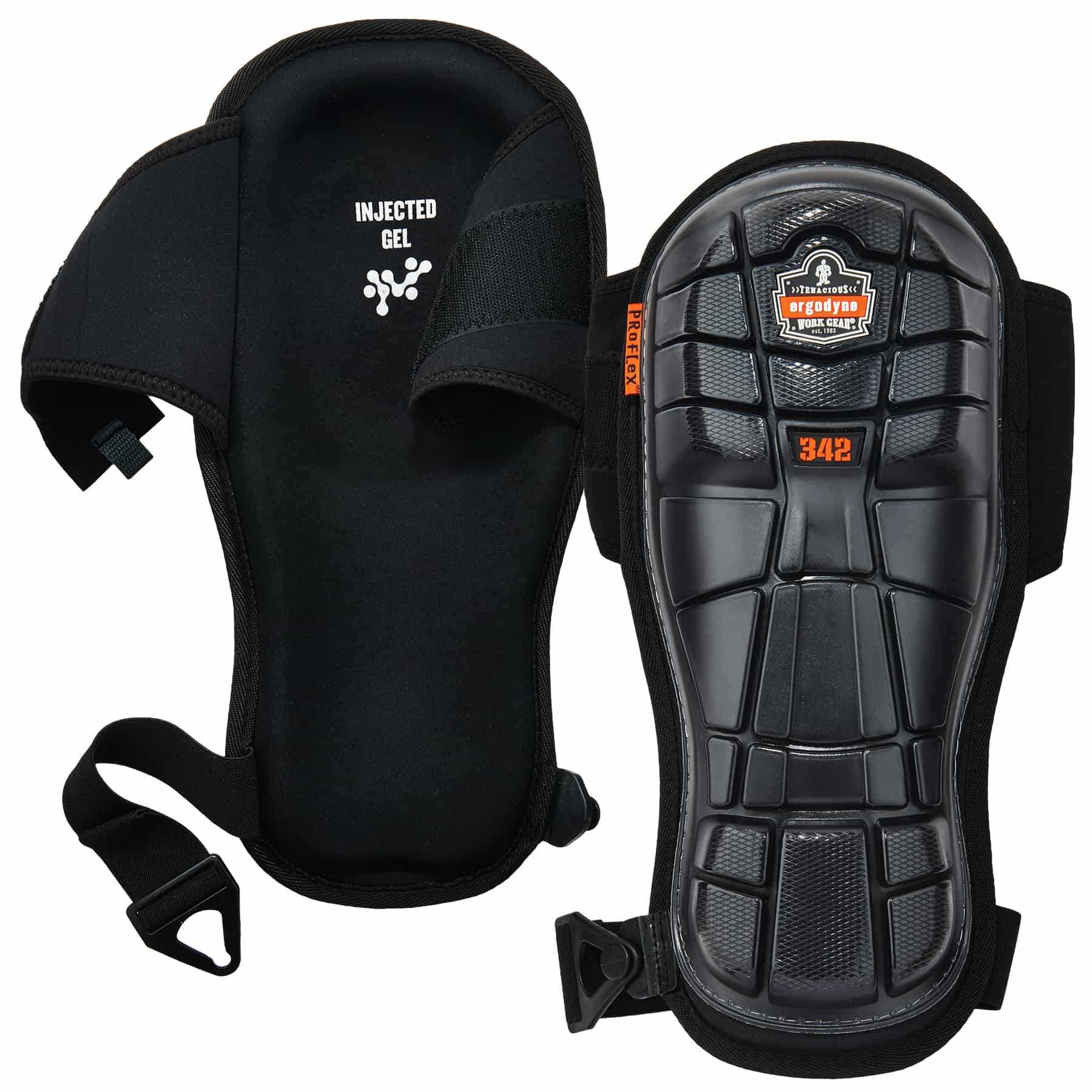 ProFlex 342 Injected Gel Knee Pads – Extra Long Cap