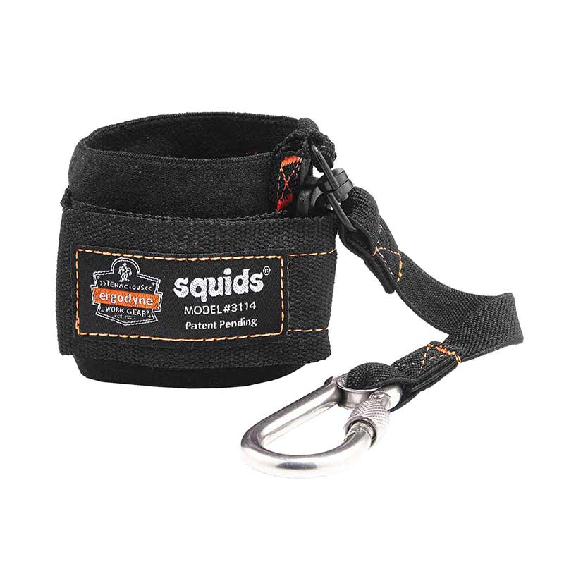 Squids 3114 Pull-On Wrist Lanyard with Carabiner – 3lbs