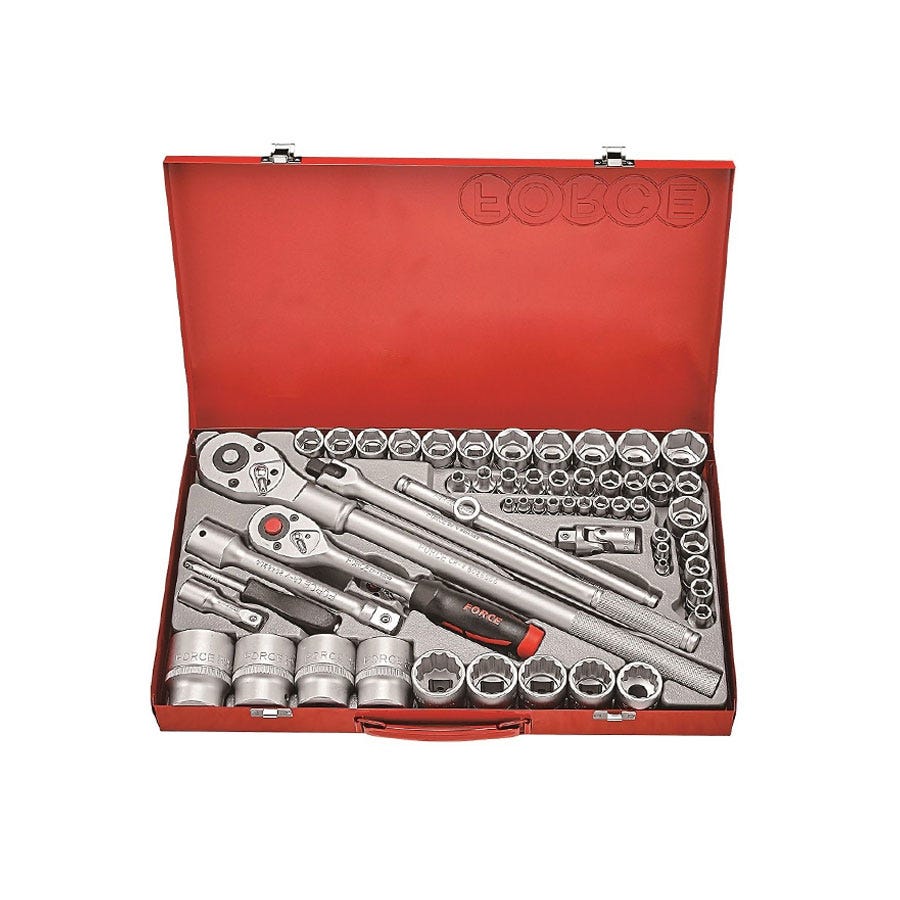 Force 65 Piece Combination Metric & Imperial Socket Set Product
