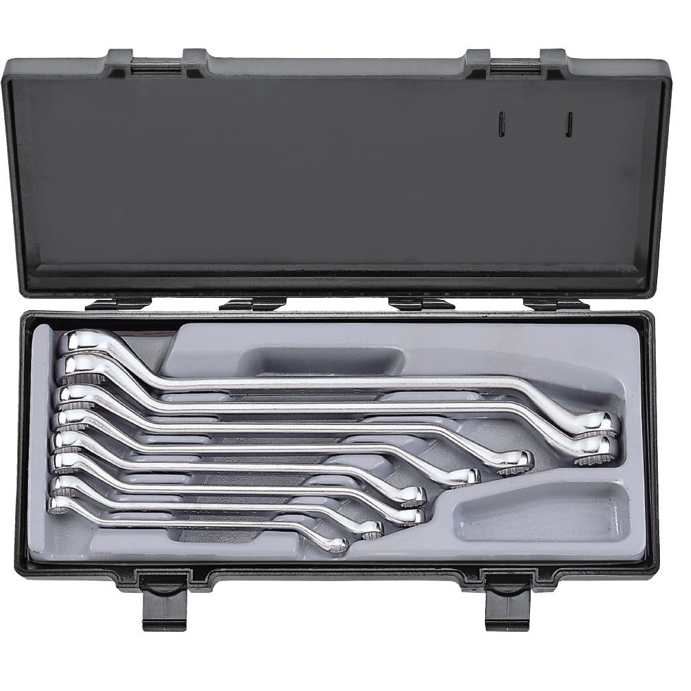 Force 8 Piece 45 Degree Metric Offset Ring Spanner