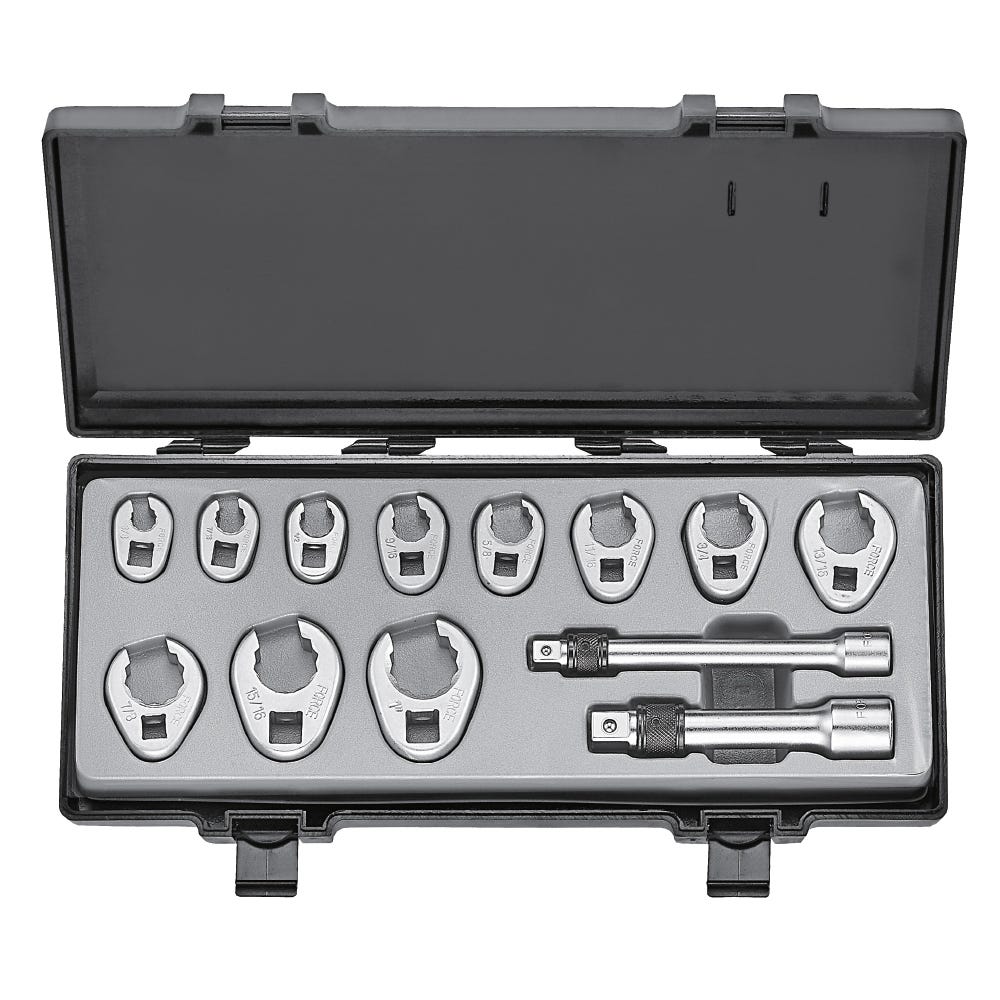 Force 13 Piece Imperial Crows Foot Spanner Set