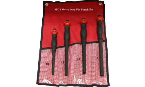 4Pc. Heavy Duty Pin Punch Set