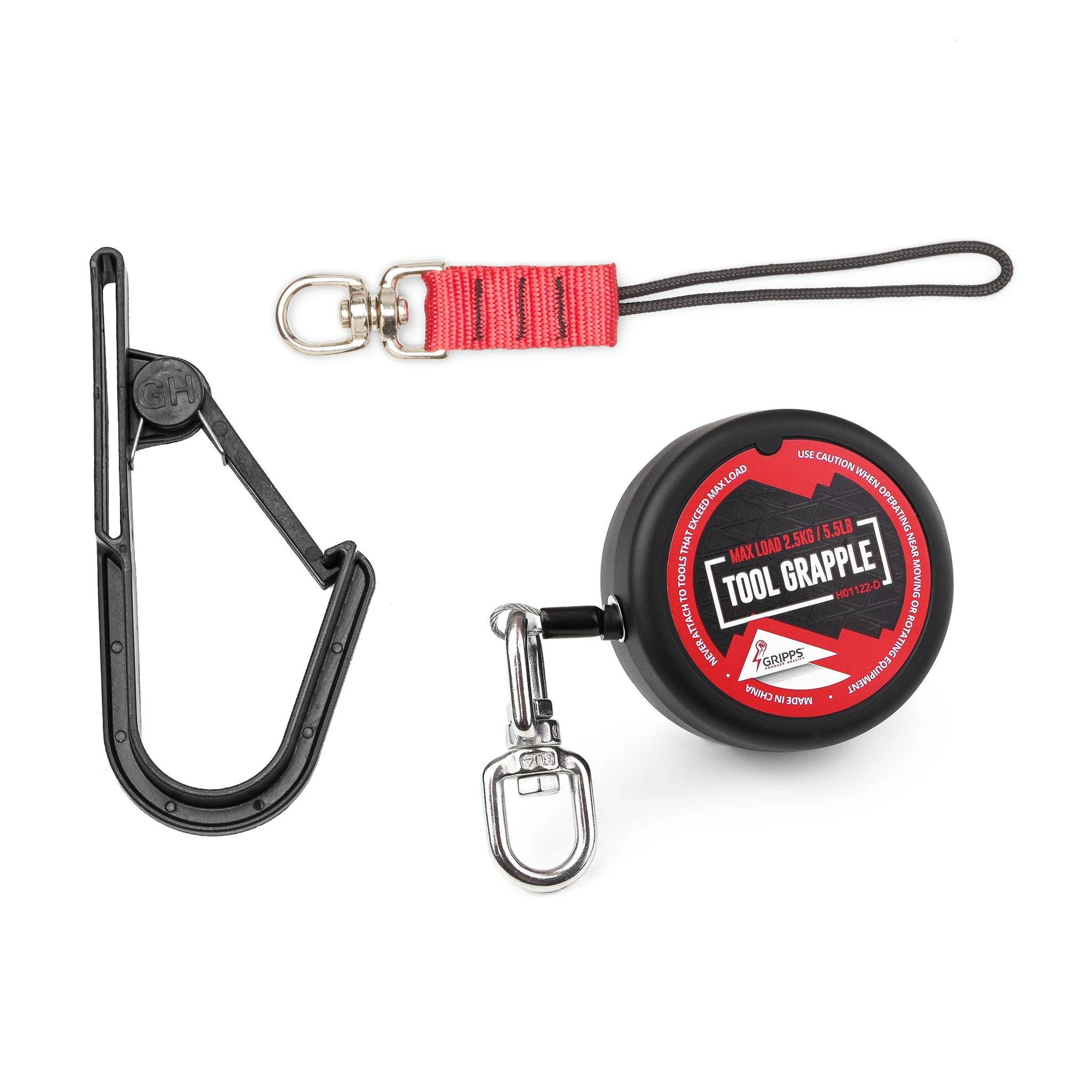 Battery Tool Holster Belt Retractor Kit