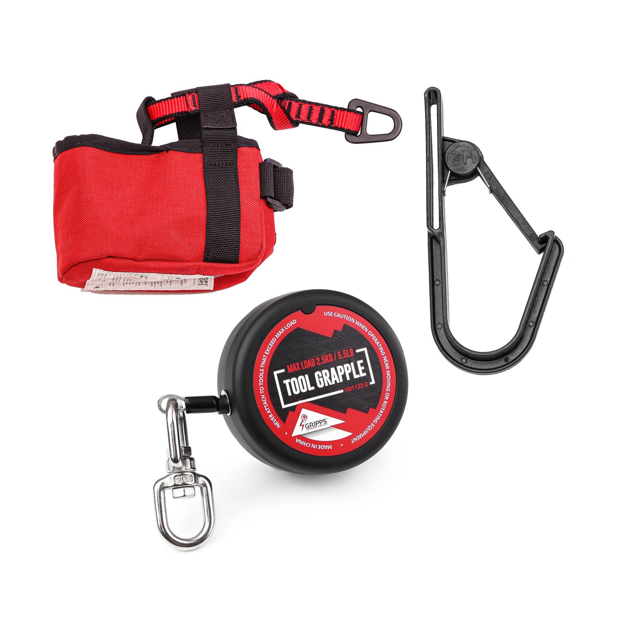 Battery Catch Holster Belt Retractor Kit