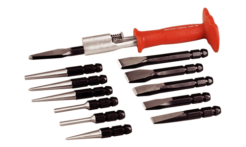 13Pc. Interchange Punch 7 Chisel Set