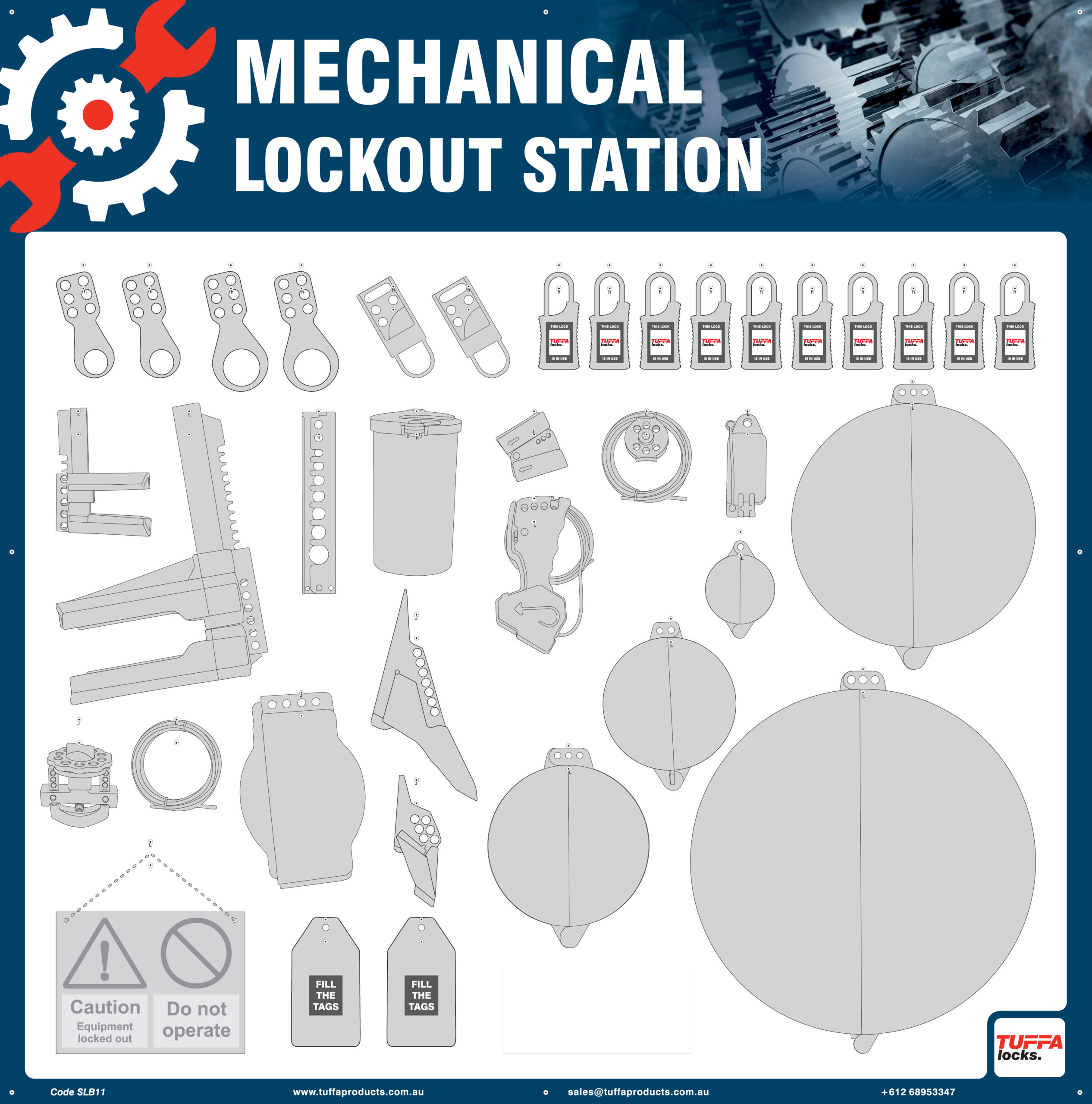 Mechanical Lockout Station - #11
